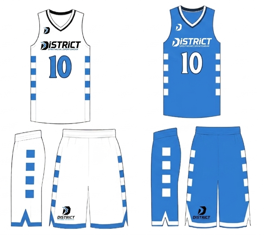 Baskeball Uniform Reversible