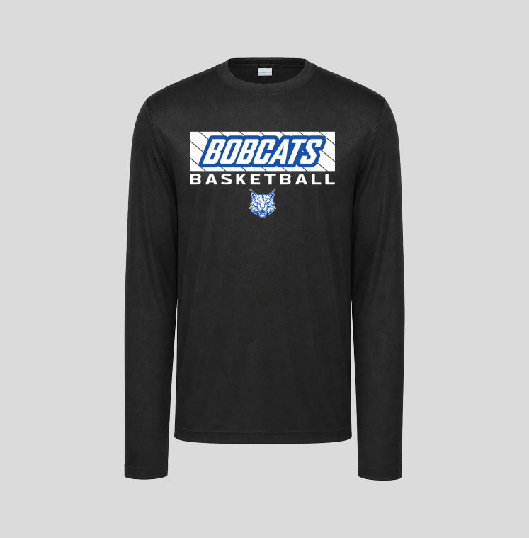 Bascomb Bobcats Basketball Long Sleeve Performance/Shooting Shirt 4