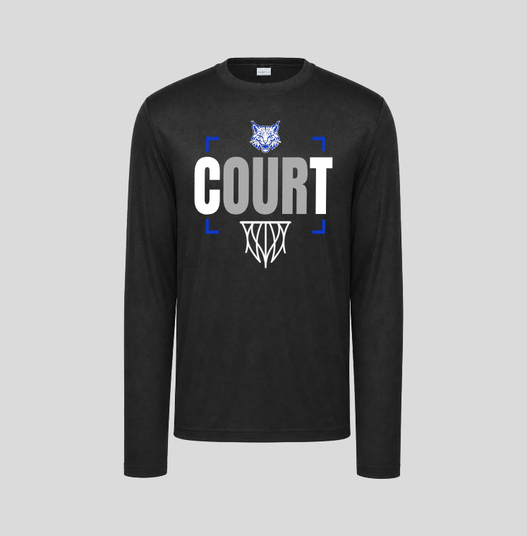 Bascomb Bobcats Basketball Long Sleeve Performance/Shooting Shirt