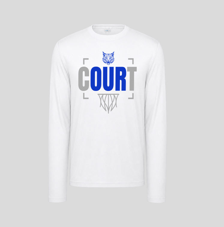 Bascomb Bobcats Basketball Long Sleeve Performance/Shooting Shirt