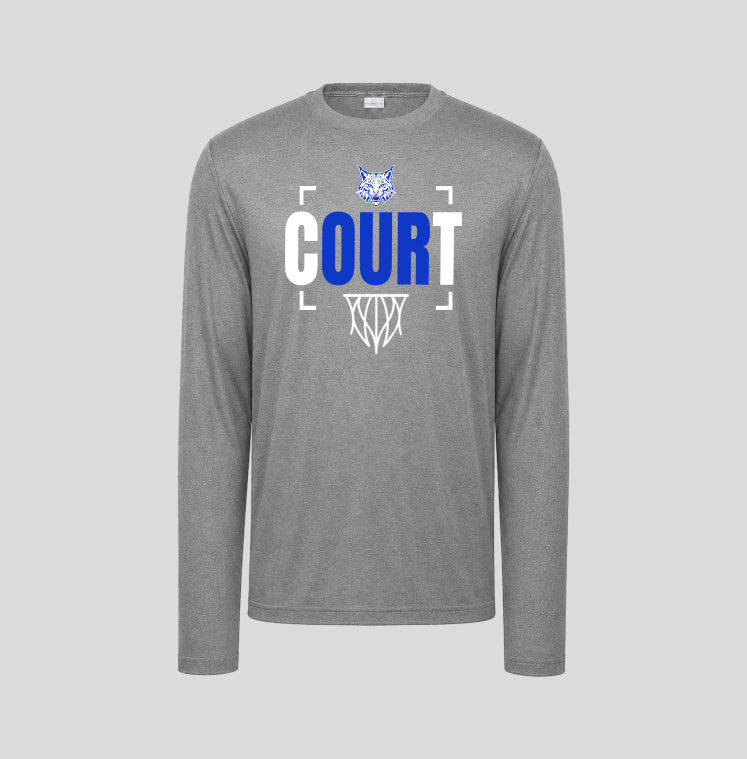 Bascomb Bobcats Basketball Long Sleeve Performance/Shooting Shirt