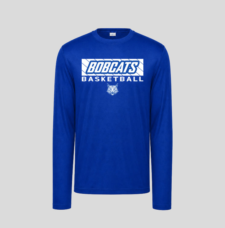 Bascomb Bobcats Basketball Long Sleeve Performance/Shooting Shirt 4