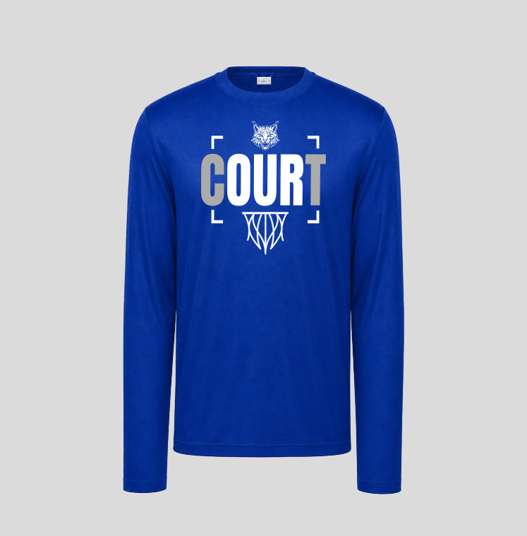 Bascomb Bobcats Basketball Long Sleeve Performance/Shooting Shirt