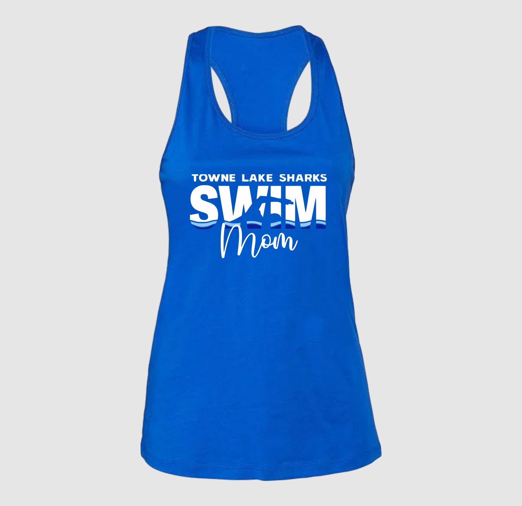 Sharks Swim Mom Tank
