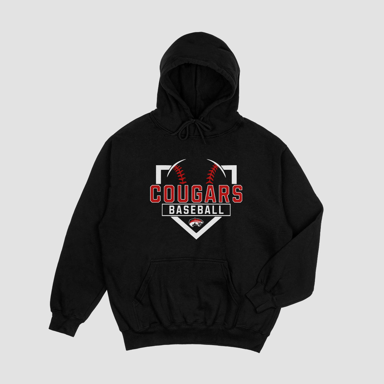 Canton Cougar Home Plate Hoodie