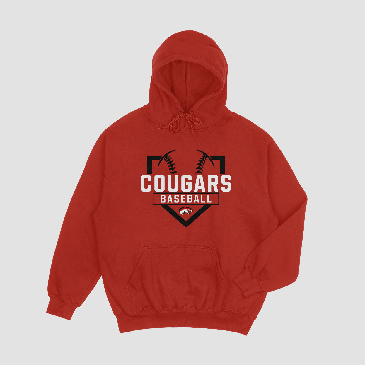 Canton Cougar Home Plate Hoodie