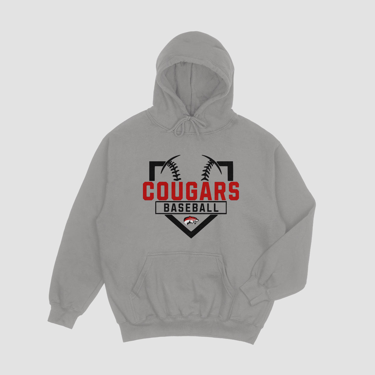 Canton Cougar Home Plate Hoodie