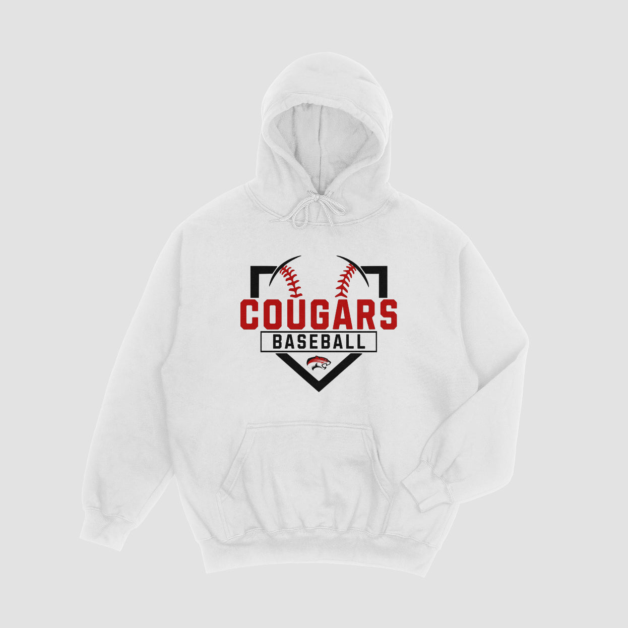 Canton Cougar Home Plate Hoodie