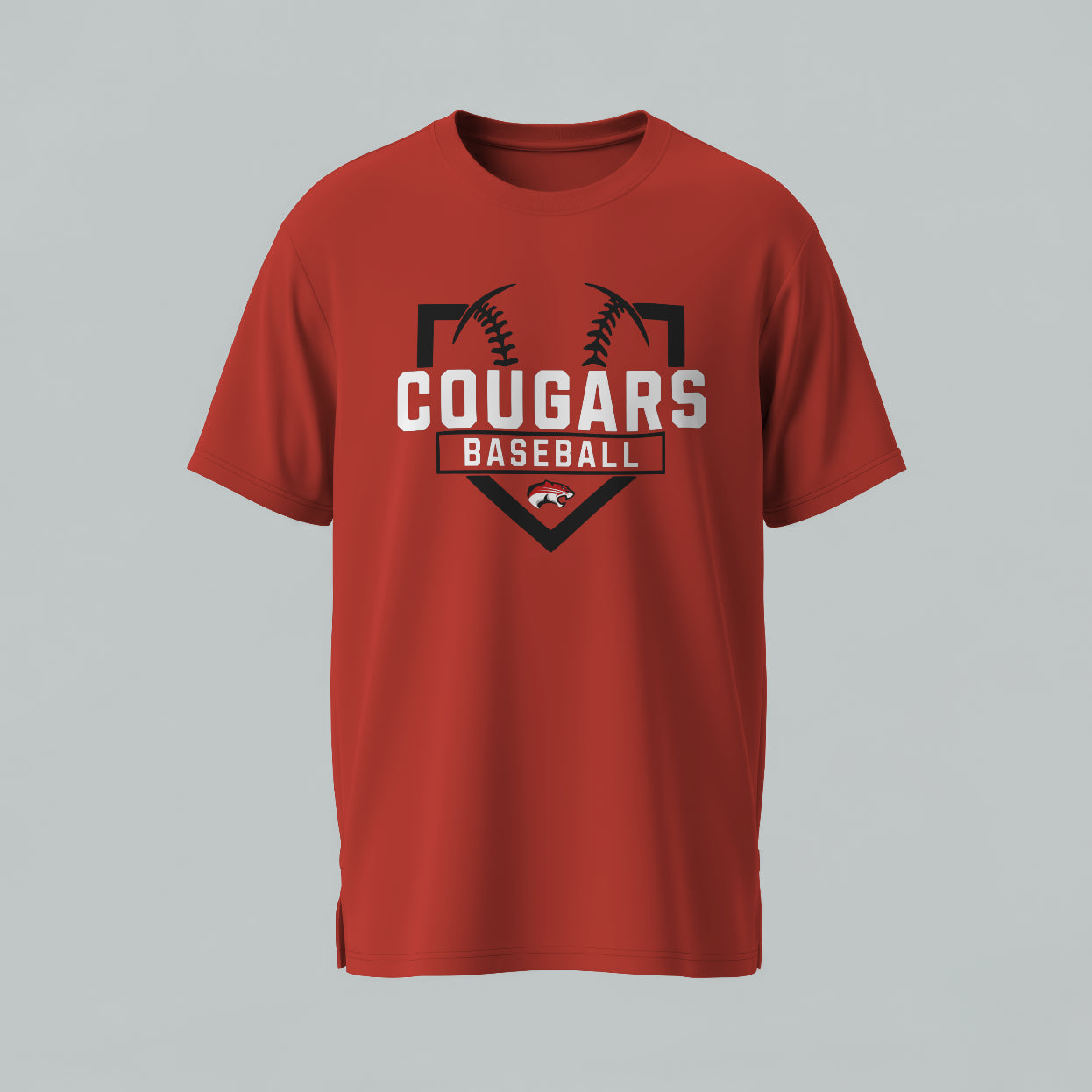 Canton Cougars Home Plate T-Shirt
