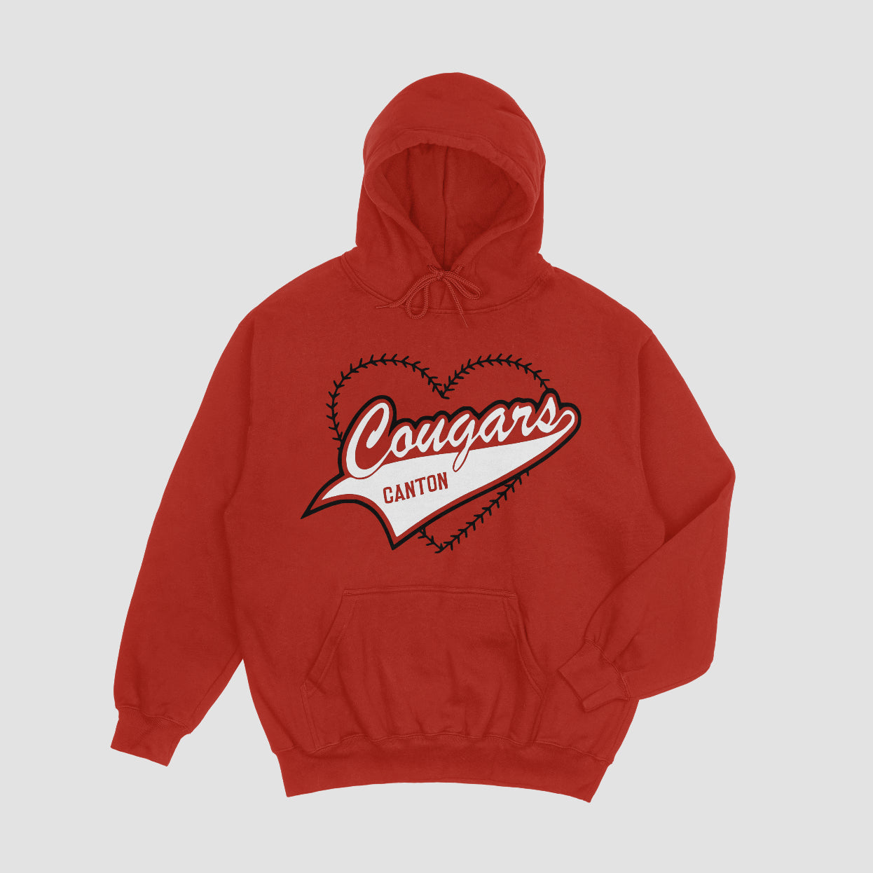 Canton Cougar Heart of a Cougar Hoodie