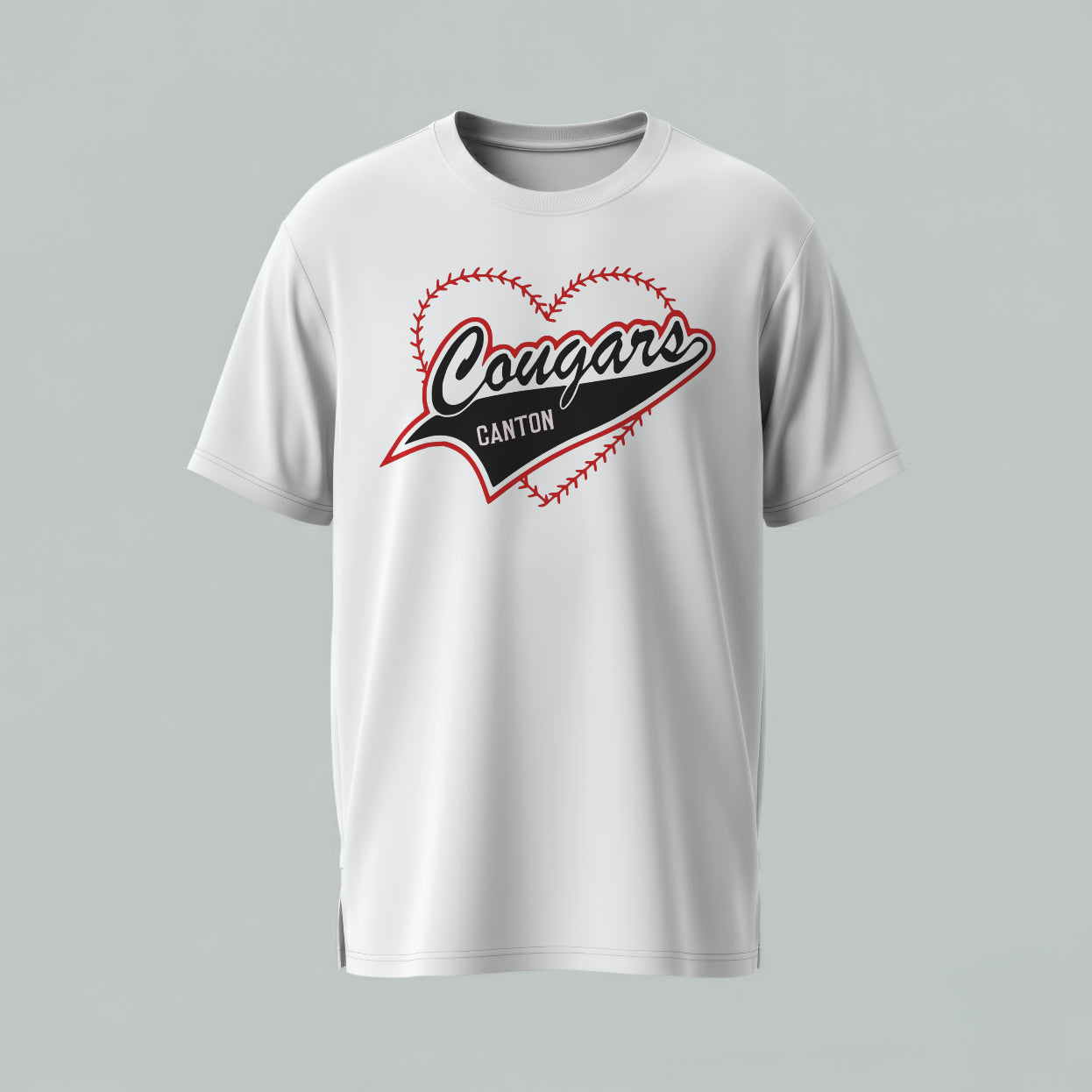 Canton Cougars Heart of a Cougar T Shirt