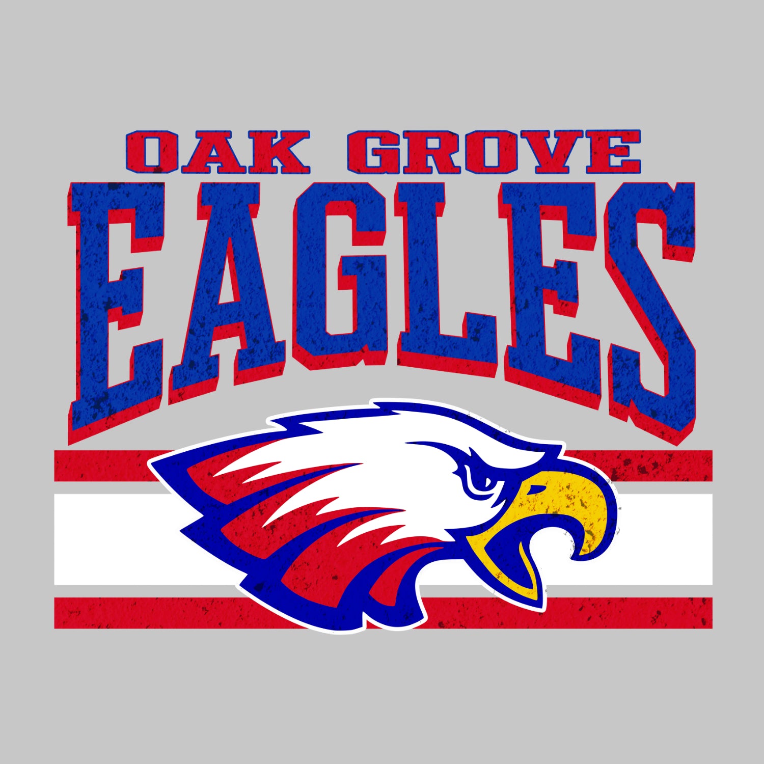 Oak Grove Eagle With Stripe Sweatshirt