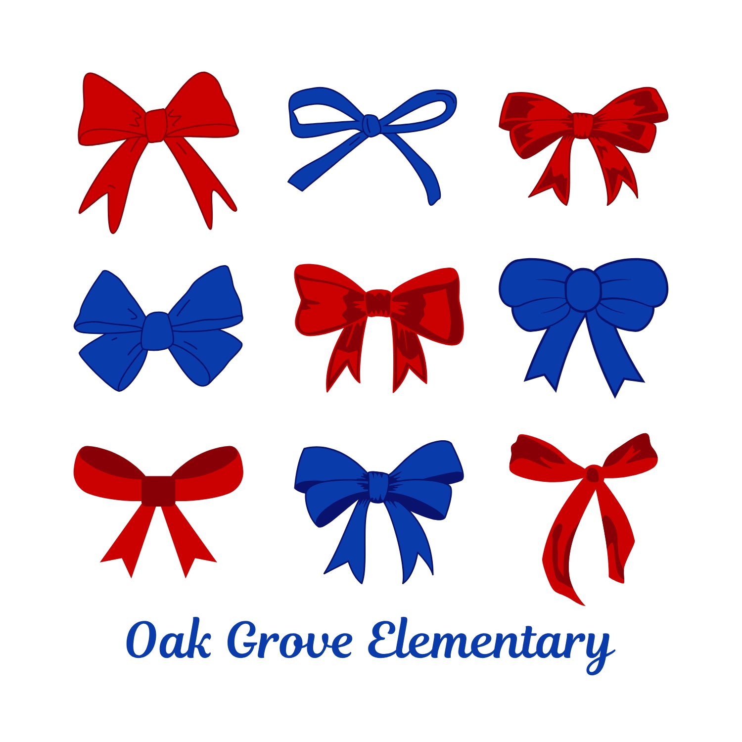 Oak Grove Eagles Bows Sweatshirt
