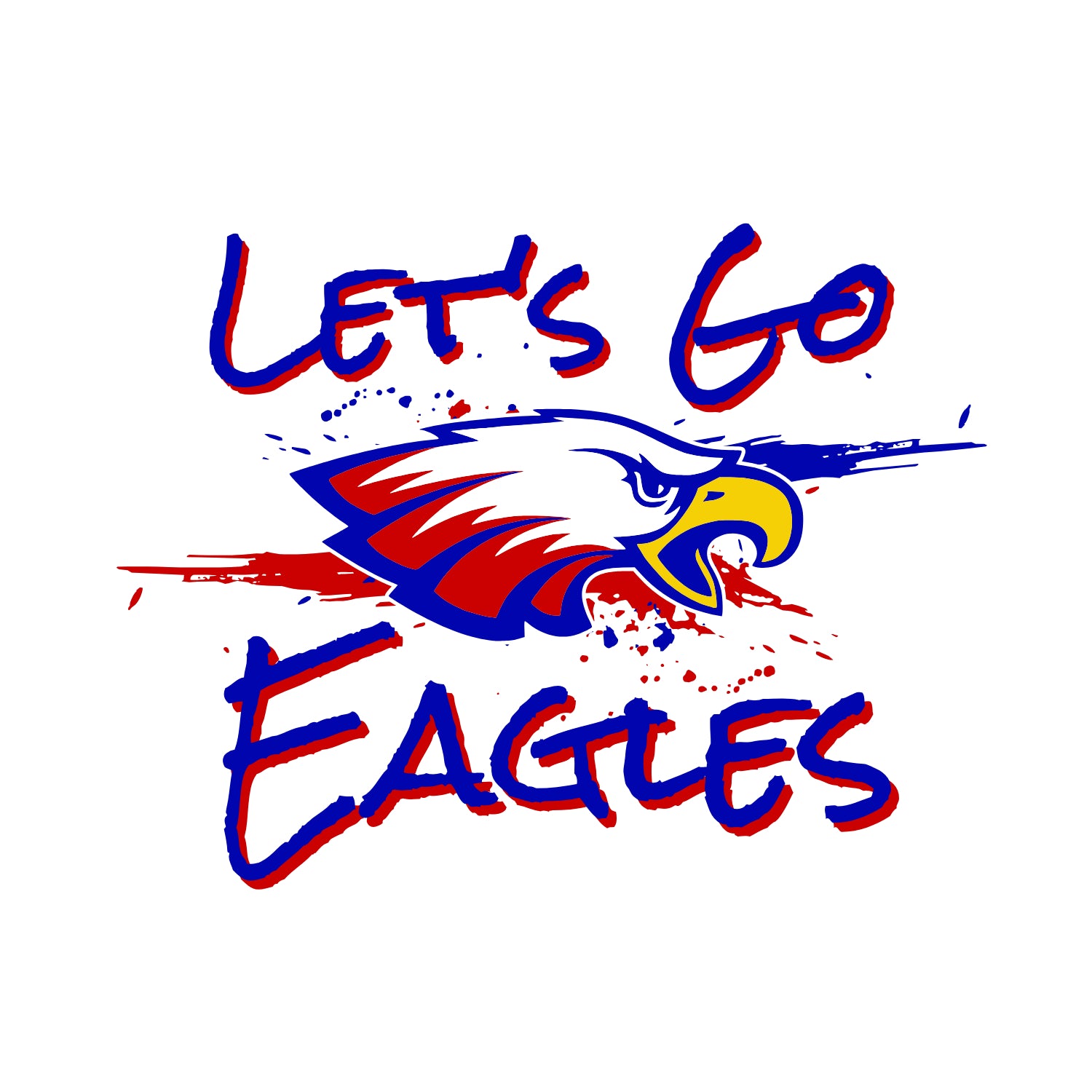 Oak Grove Let's Go Eagles Hoodie