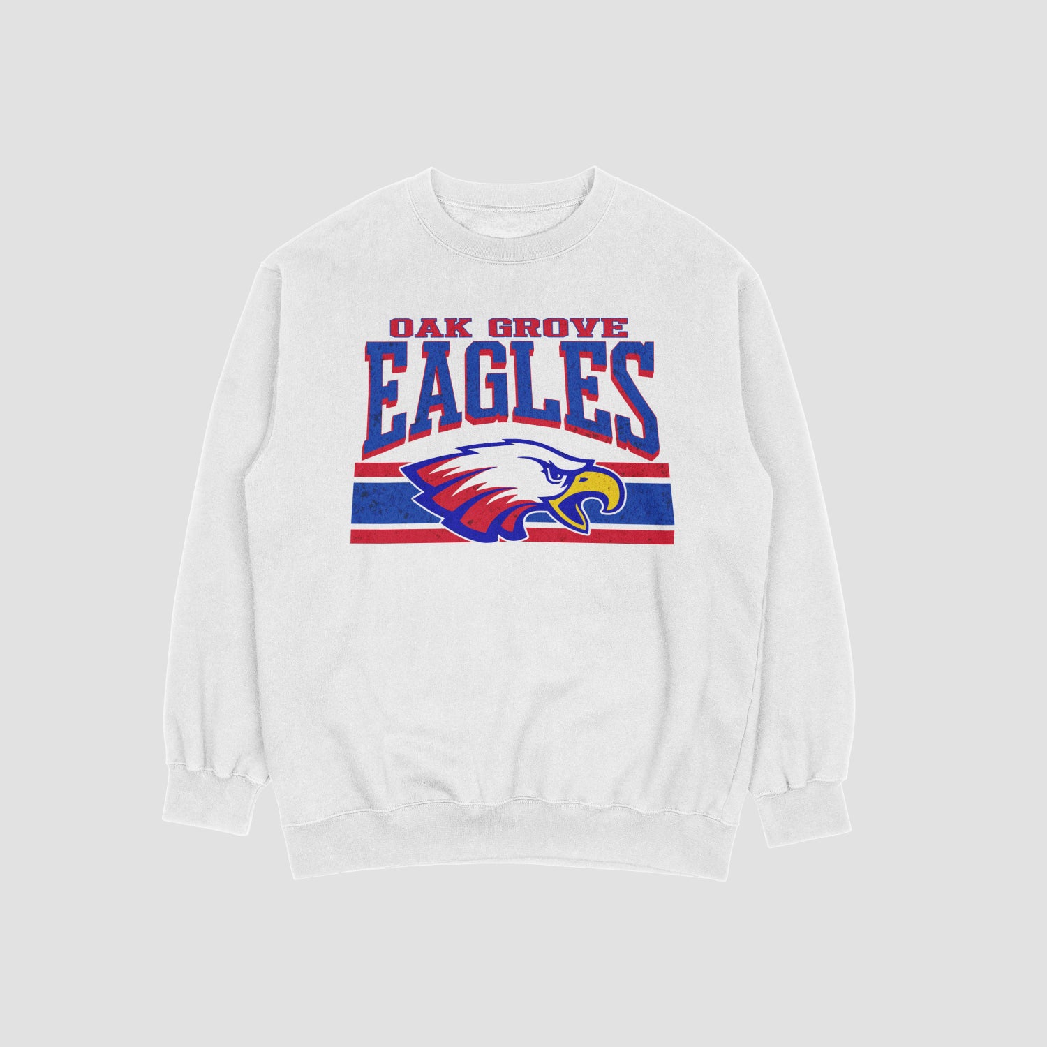 Oak Grove Eagle With Stripe Sweatshirt