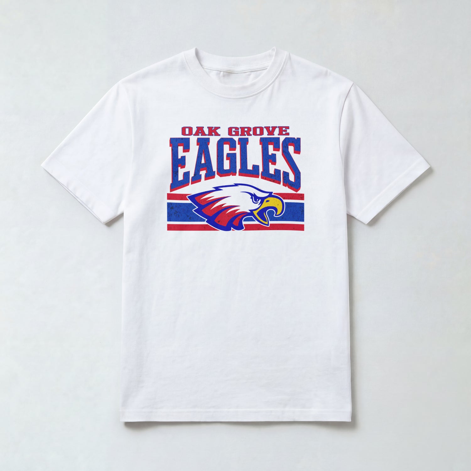 Oak Grove Eagle with Stripe T-Shirt