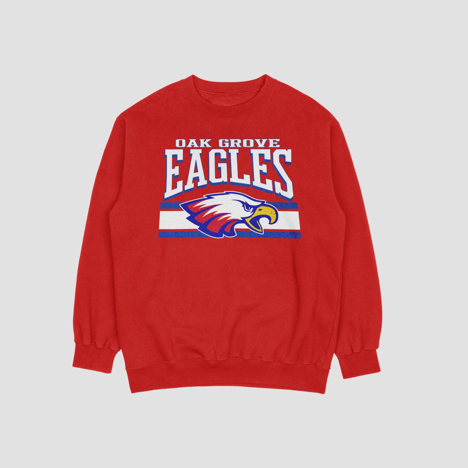 Oak Grove Eagle With Stripe Sweatshirt