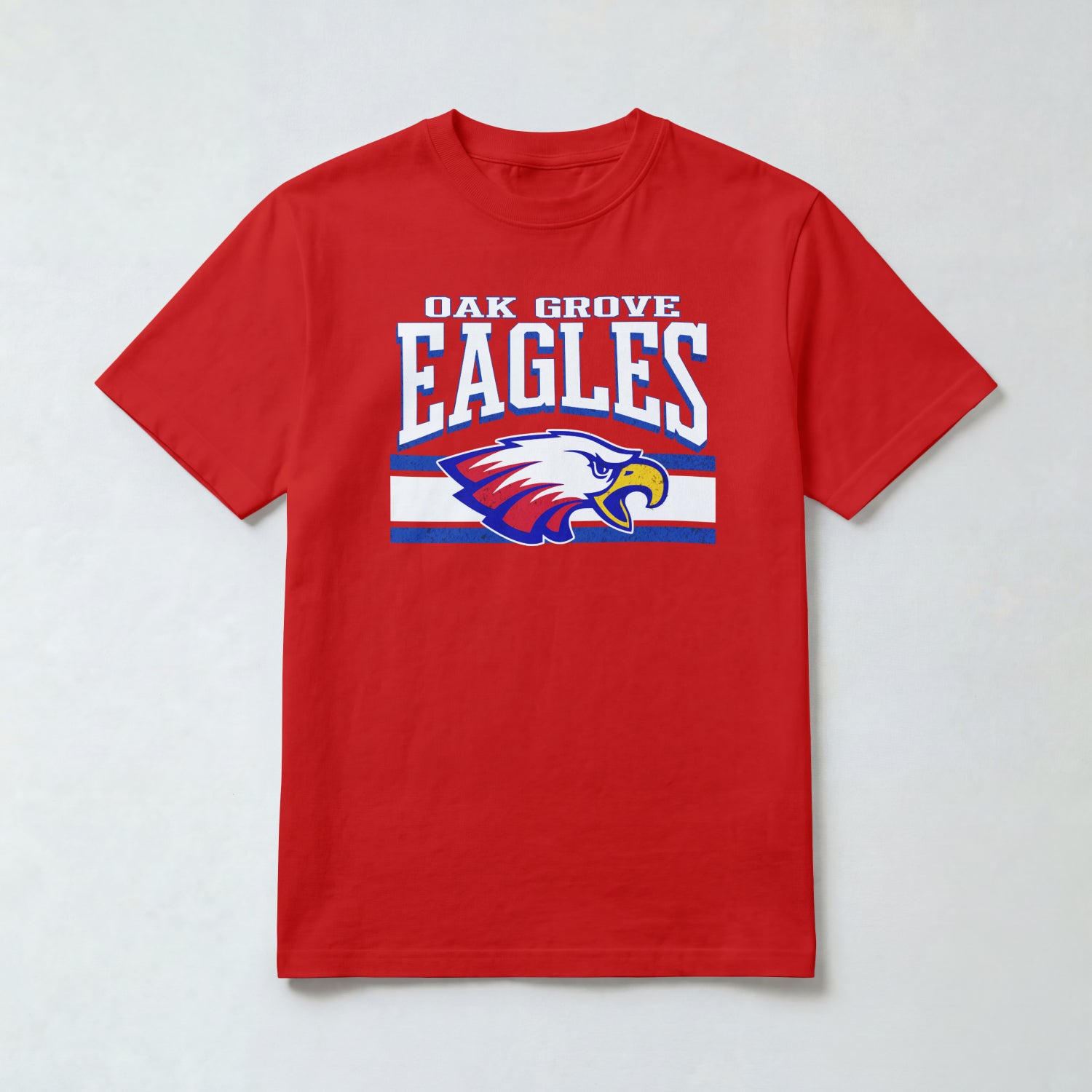 Oak Grove Eagle with Stripe T-Shirt