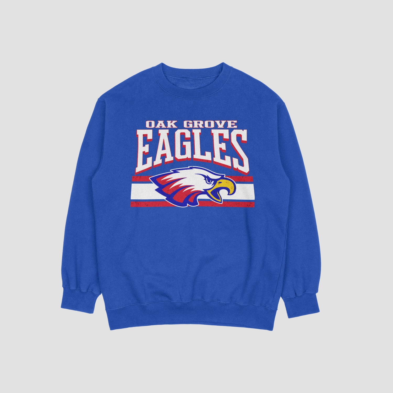 Oak Grove Eagle With Stripe Sweatshirt