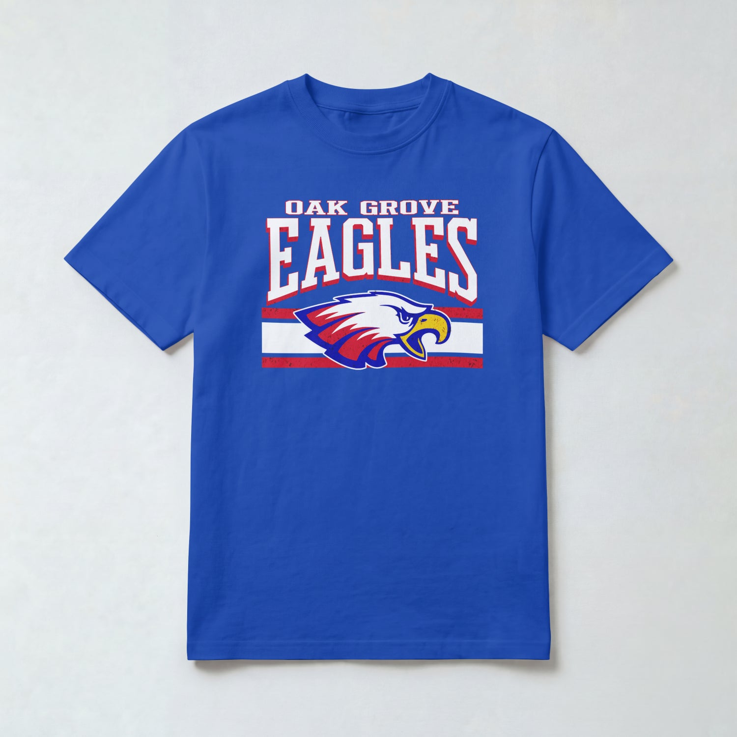 Oak Grove Eagle with Stripe T-Shirt