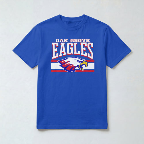 Oak Grove Eagle with Stripe T-Shirt