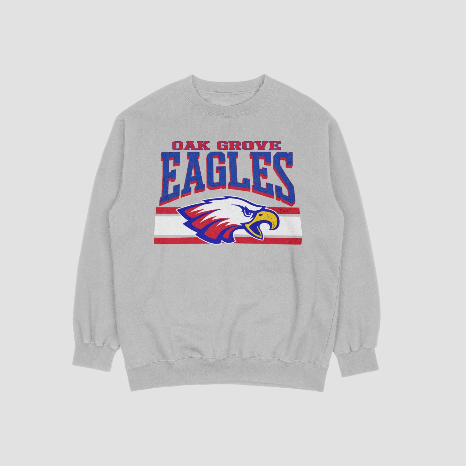 Oak Grove Eagle With Stripe Sweatshirt