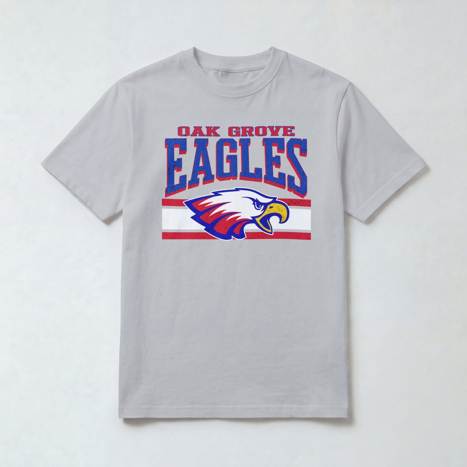 Oak Grove Eagle with Stripe T-Shirt