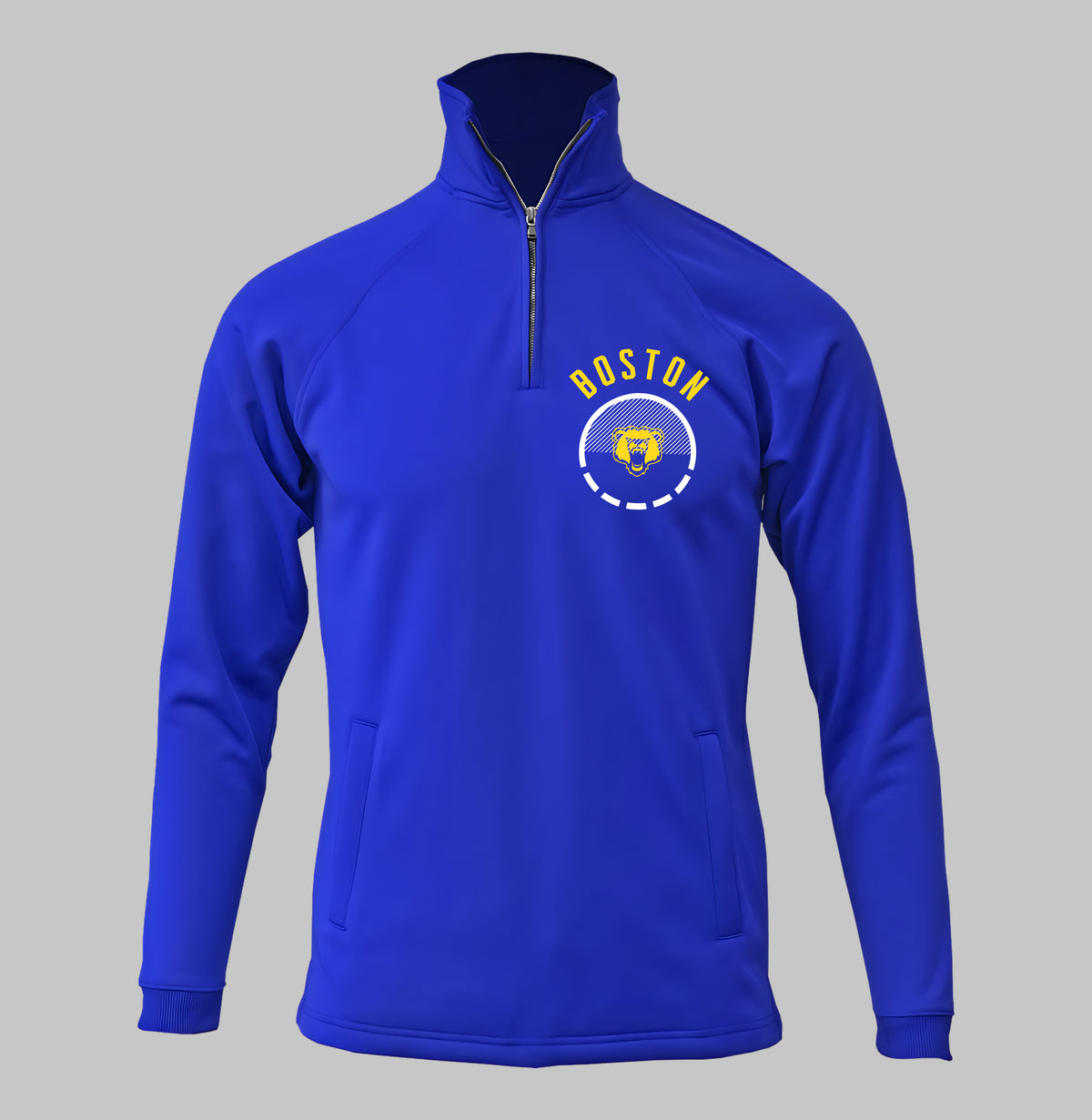 2026 CYB On Court Boston Bears Basketball 1/4 Zip Performance Fleece