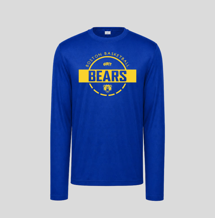 Boston Basketball Long Sleeve Performance/Shooting Shirt 3