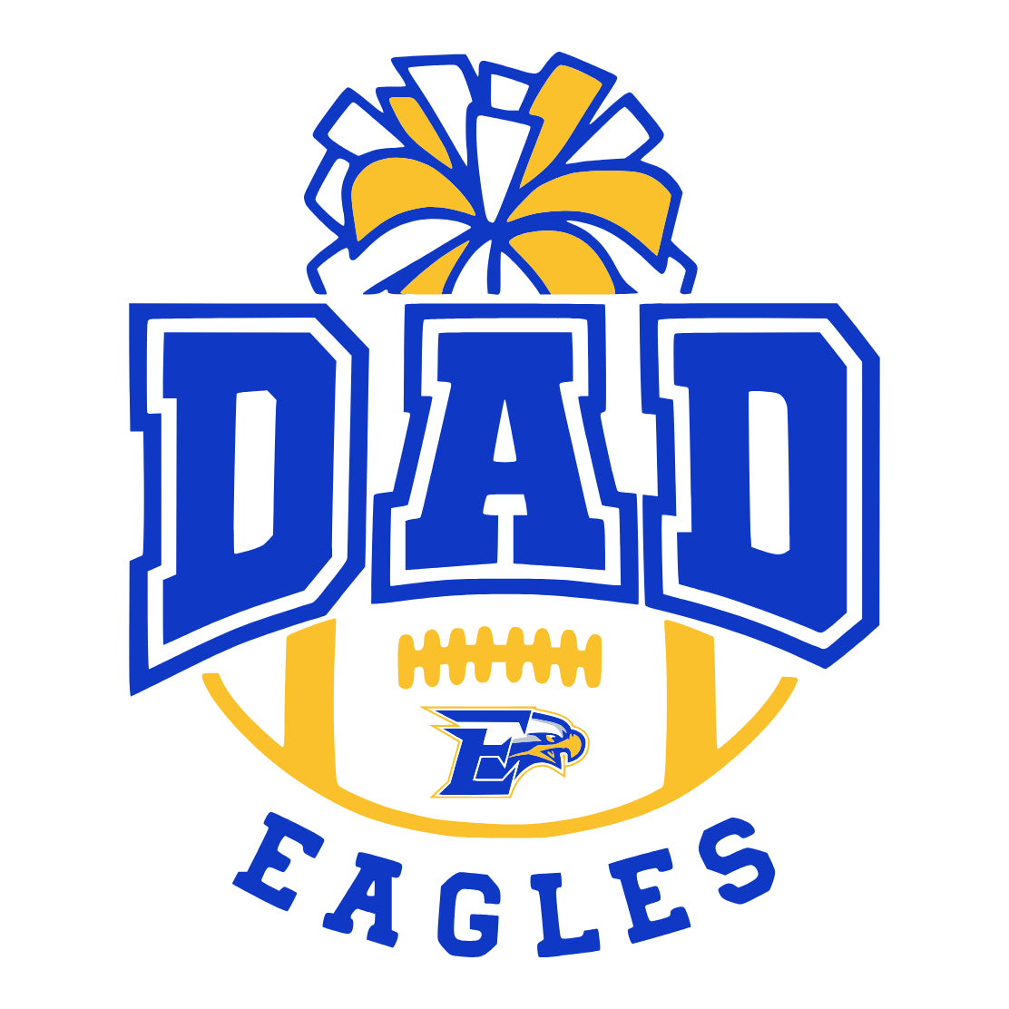 Etowah Youth Cheer & Football Dad Crewneck Sweatshirt