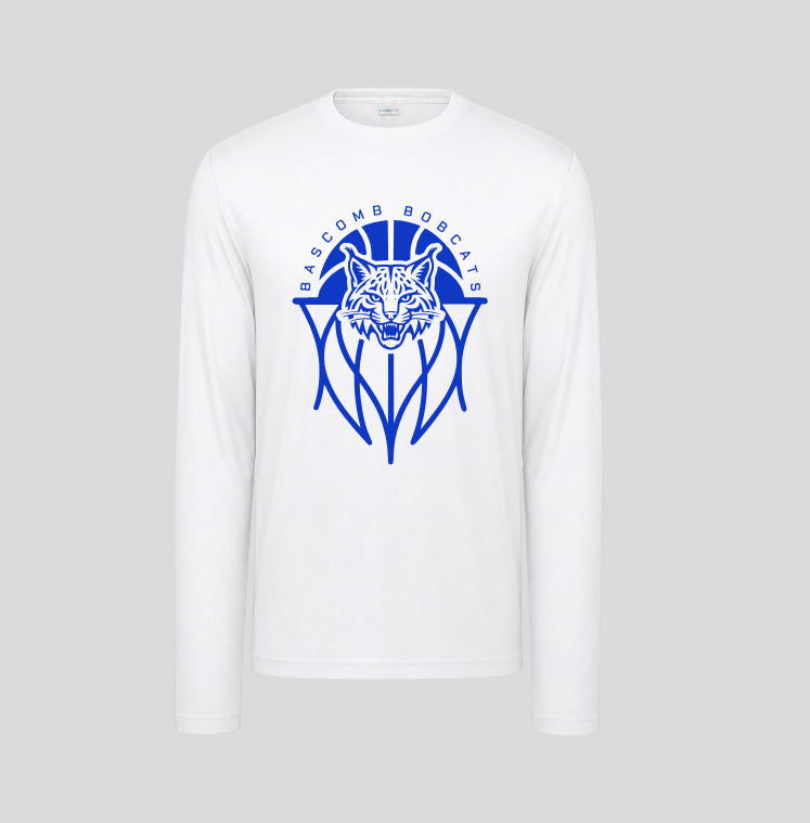 Bacomb Bobcats Basketball Long Sleeve Performance/Shooting Shirt