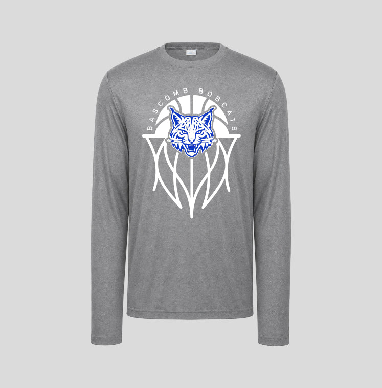 Bacomb Bobcats Basketball Long Sleeve Performance/Shooting Shirt