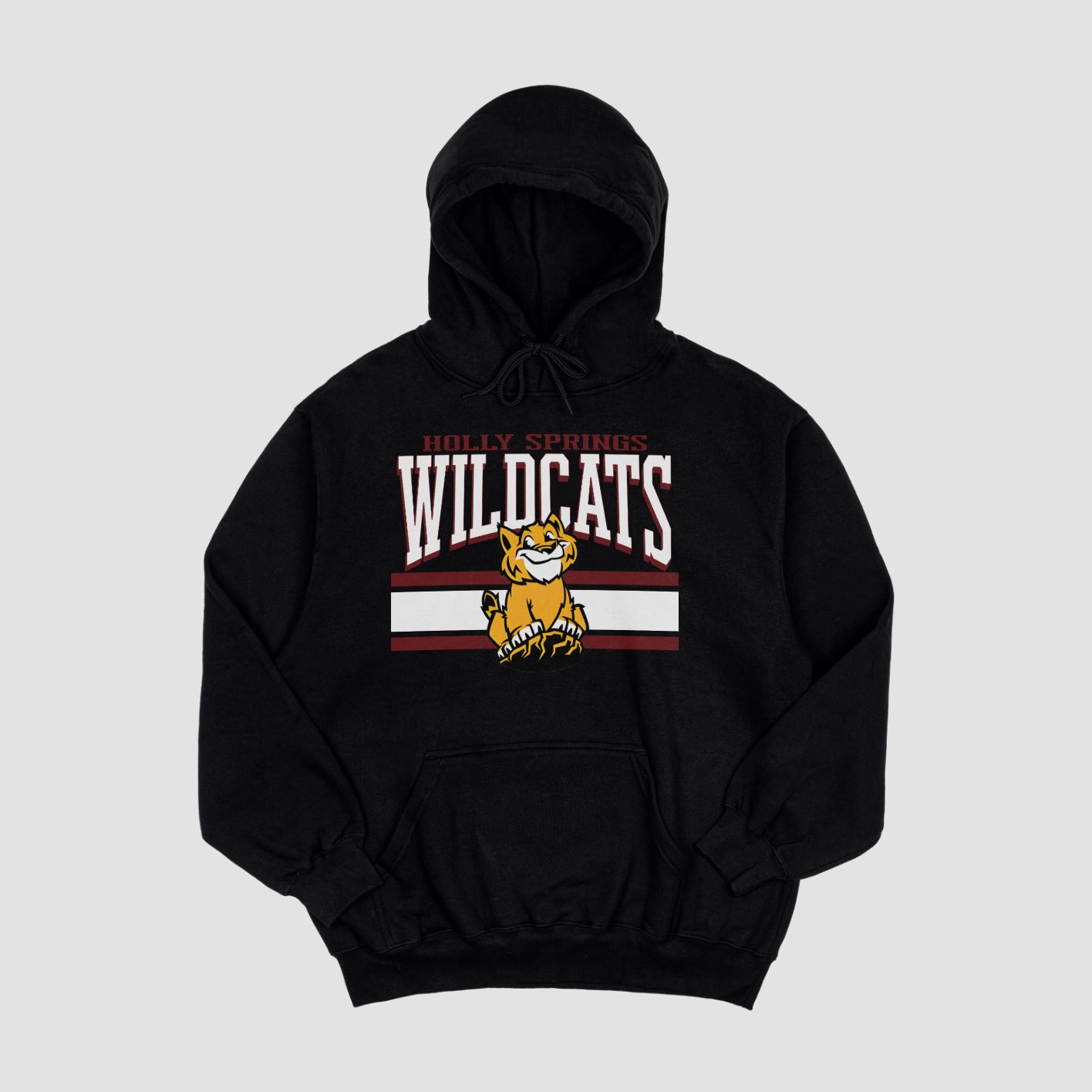Holly Springs Wildcats Stripe Hoodie