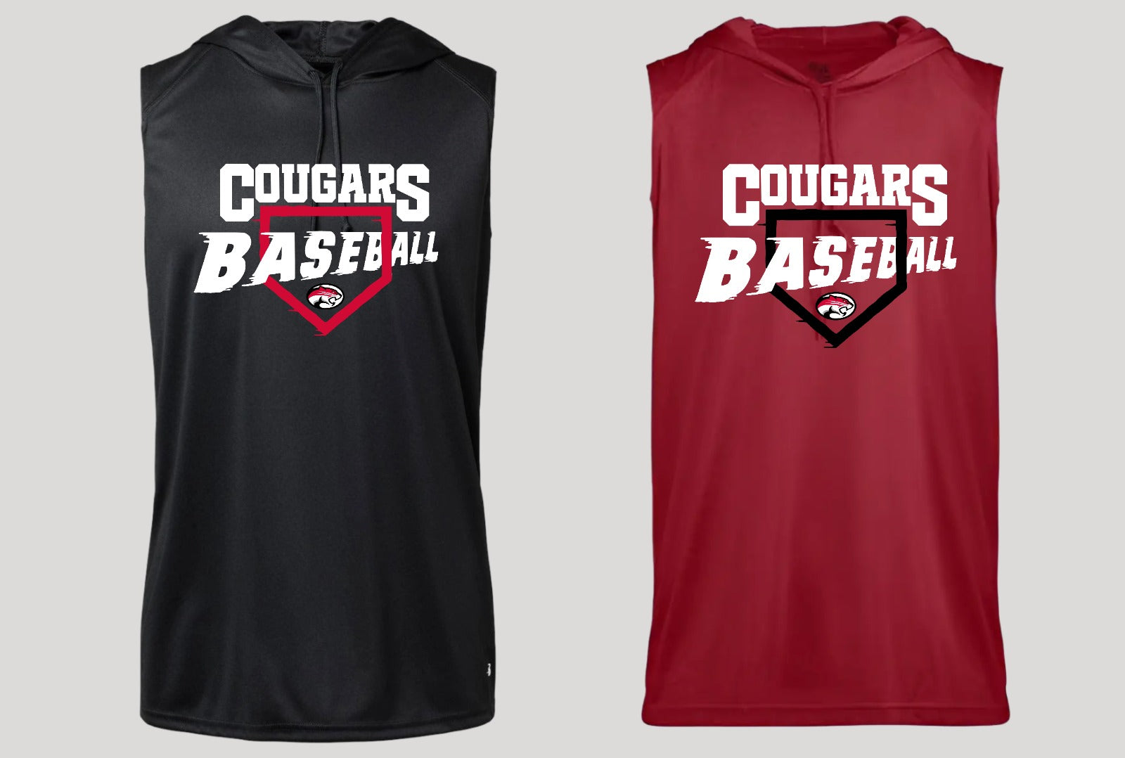 Canton Cougars Hooded Sleeveless T-Shirt