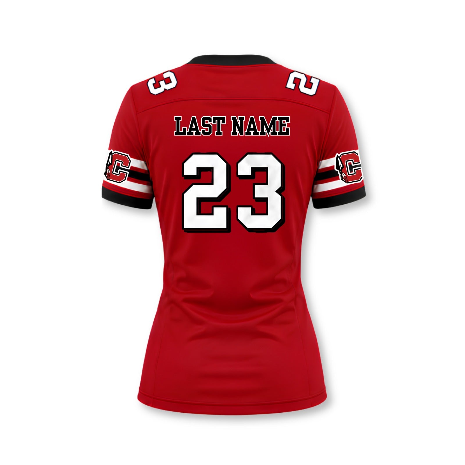 Womens Cherokee Youth Football Authentic Home Fan Replica Jersey