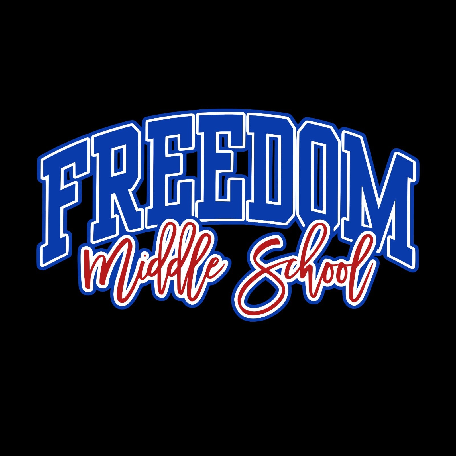 Freedom Middle School Script Hoodie