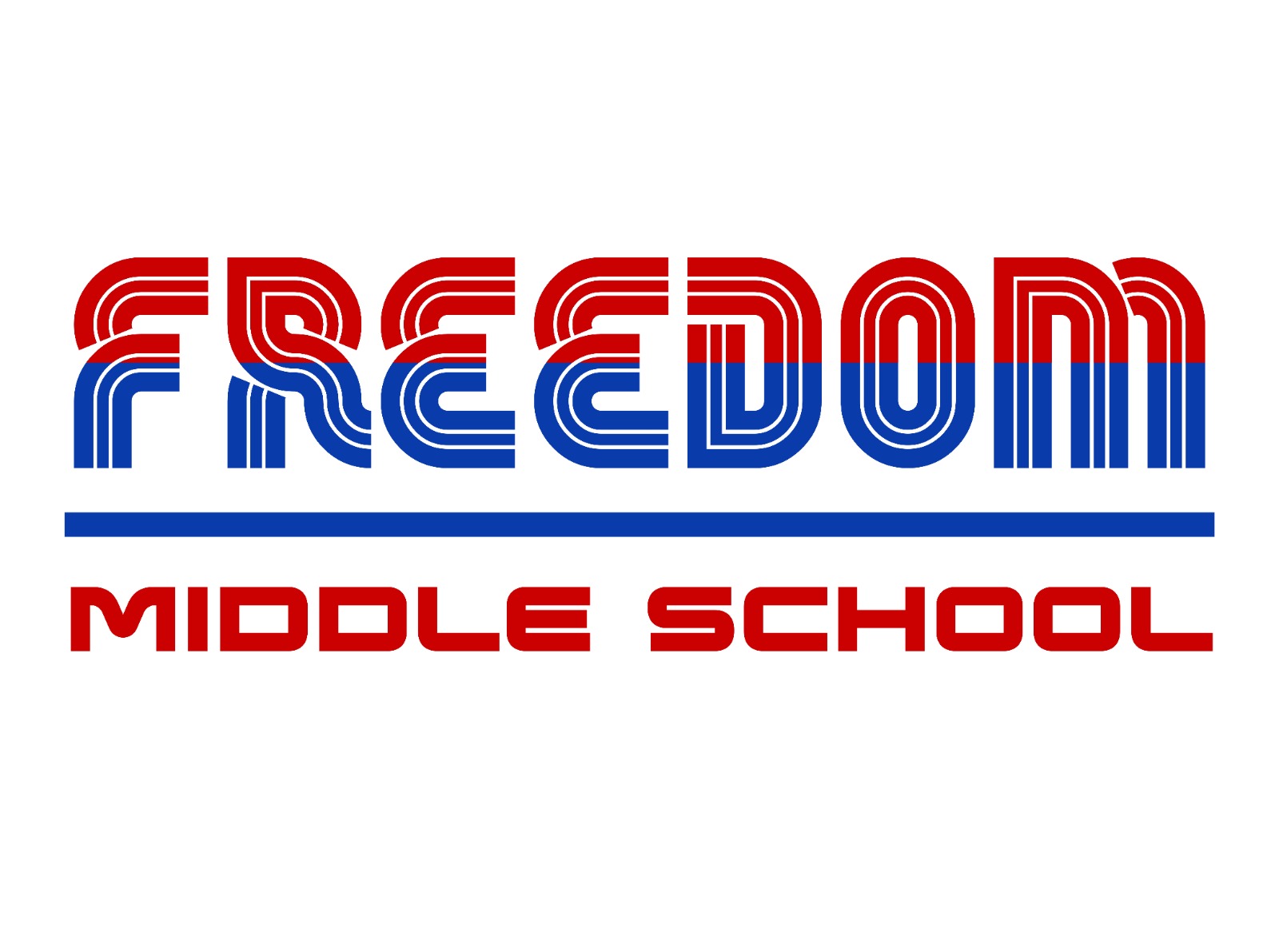Freedom Middle School Futuristic T-Shirt