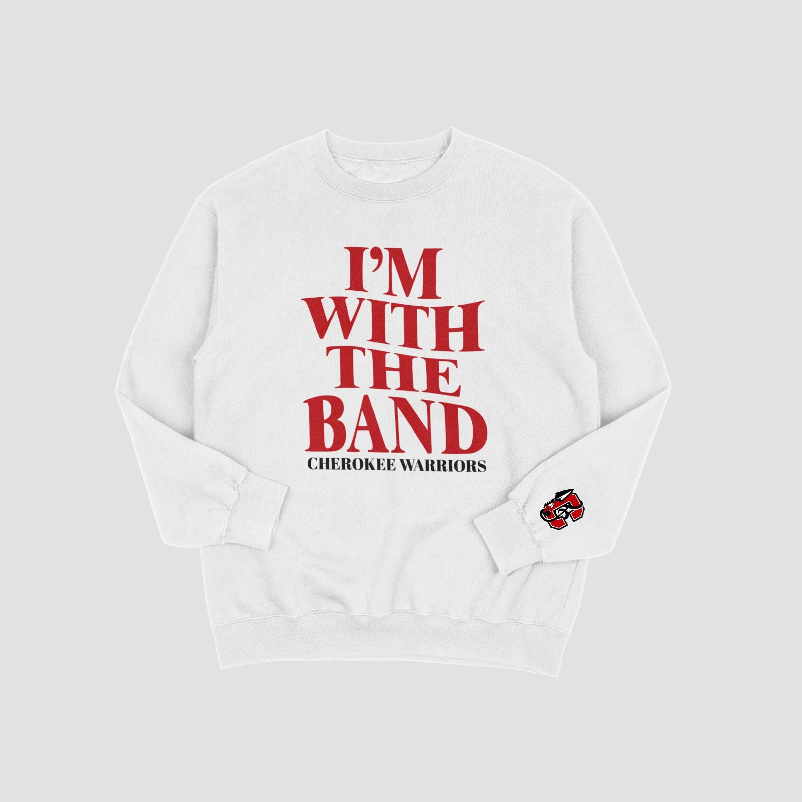 Cherokee Warriors Band Crewneck Sweatshirt