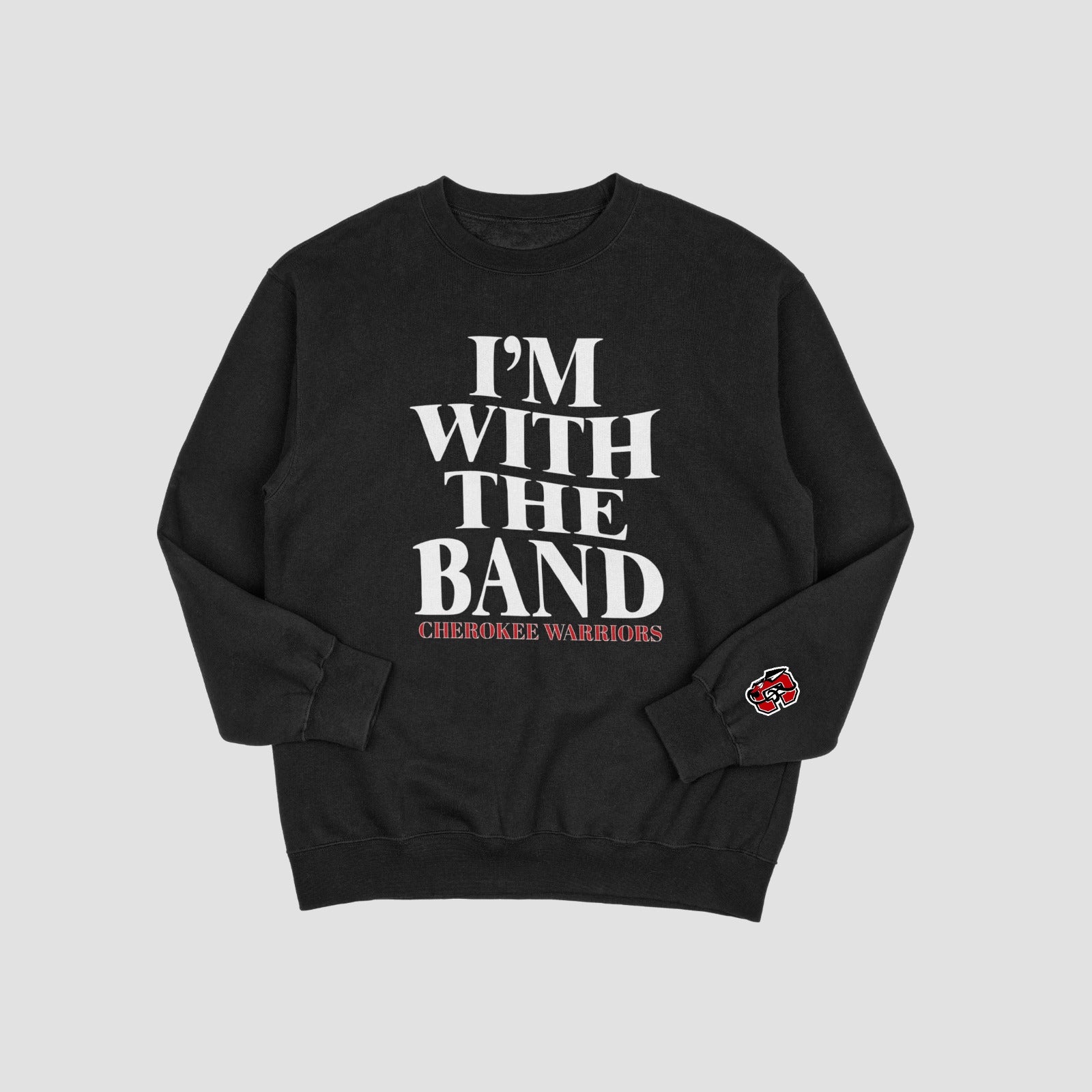 Cherokee Warriors Band Crewneck Sweatshirt