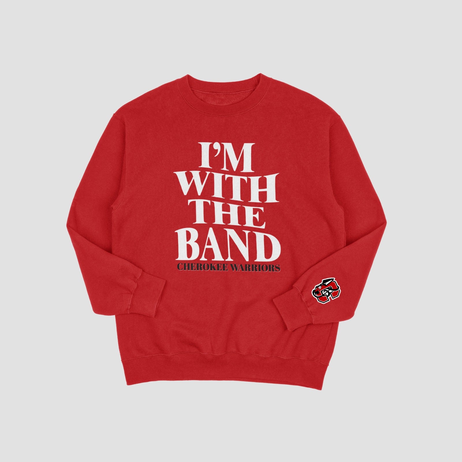 Cherokee Warriors Band Crewneck Sweatshirt