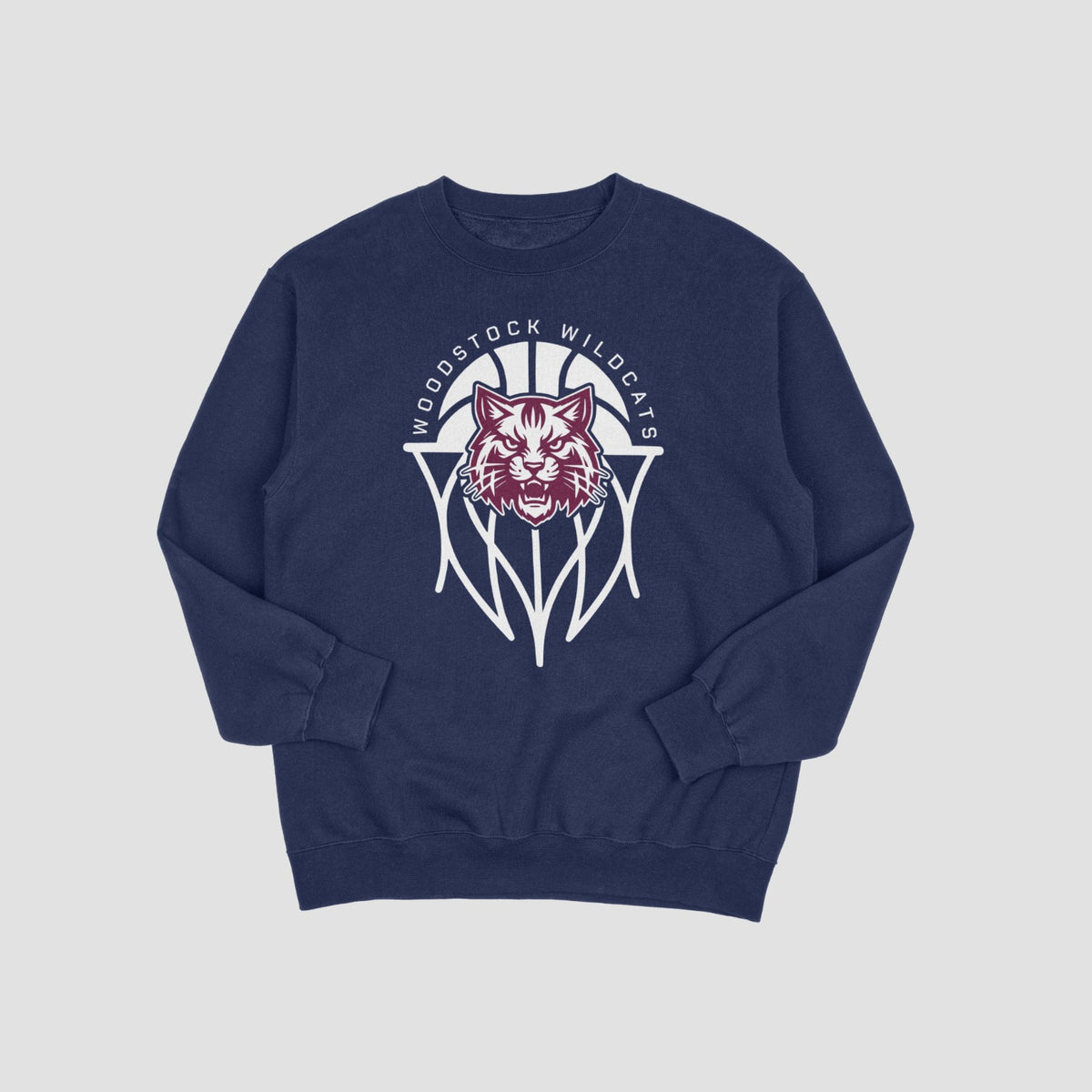 Woodstock Wildcats Basketball Sweatshirt
