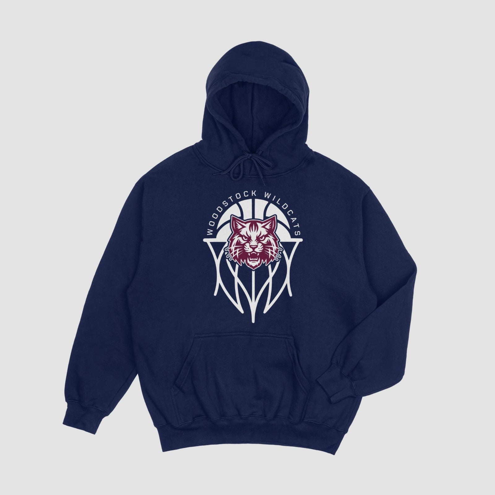 Woodstock Wildcats Basketball Hoodie