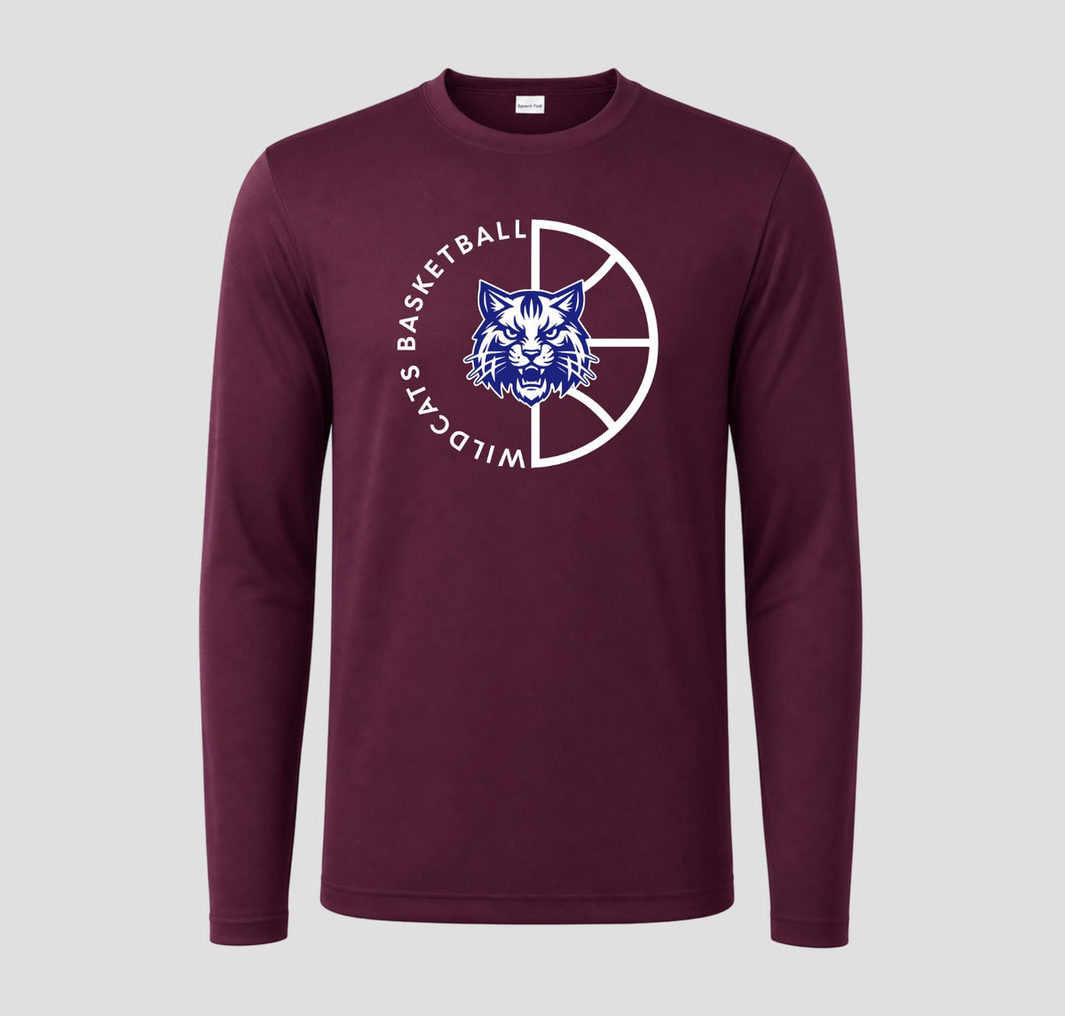Woodstock Wildcats Basketball Long Sleeve Performance/Shooting Shirt