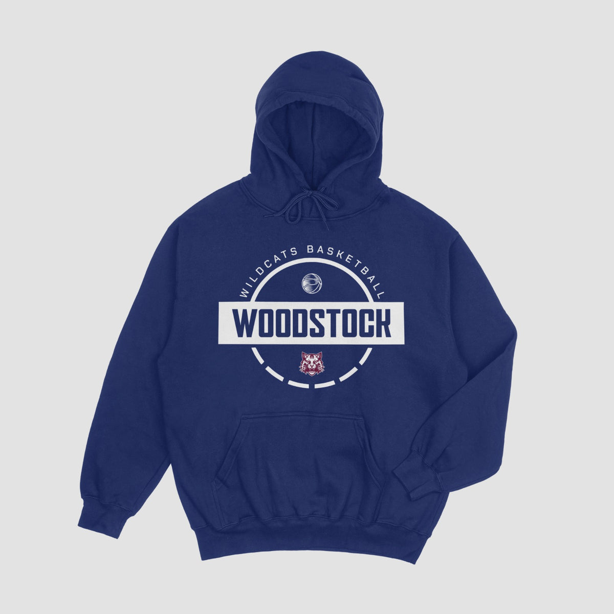Woodstock Wildcats Basketball Hoodie