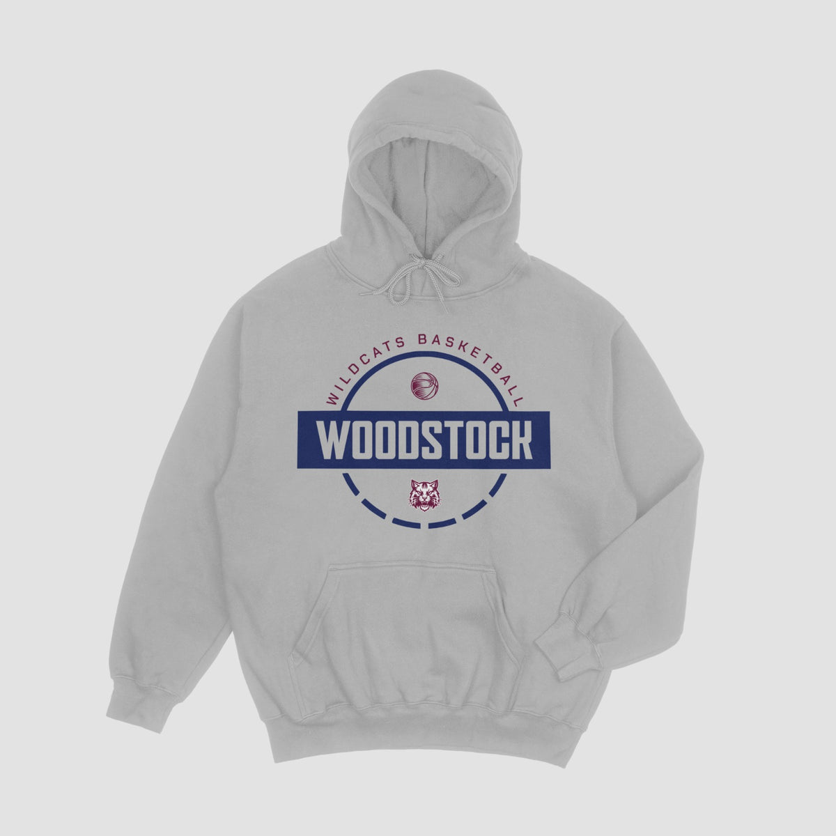 Woodstock Wildcats Basketball Hoodie