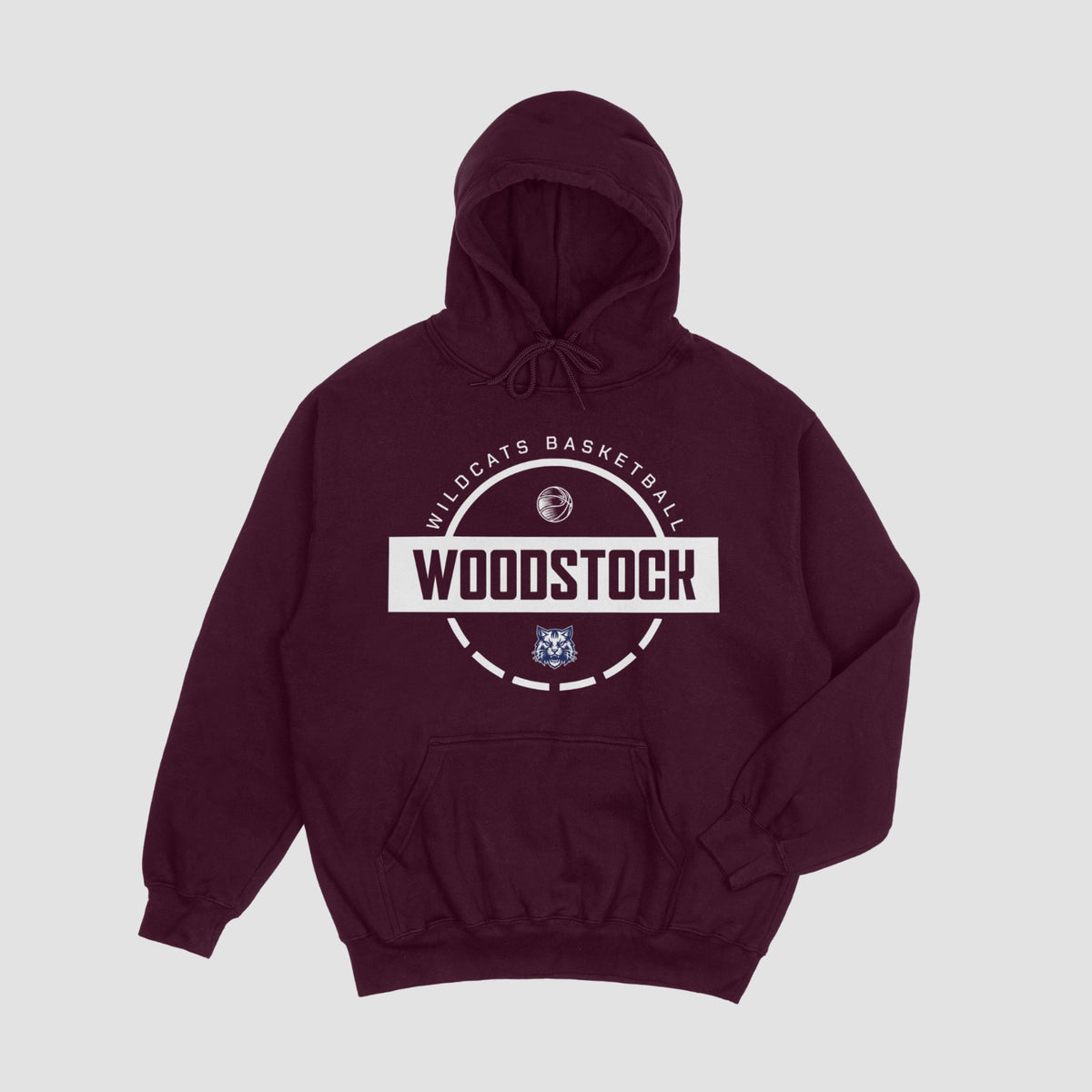Woodstock Wildcats Basketball Hoodie