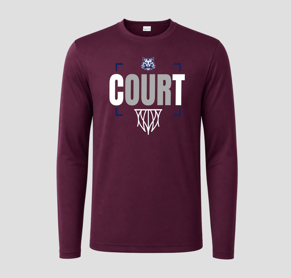 Woodstock Wildcats Basketball Long Sleeve Performance/Shooting Shirt