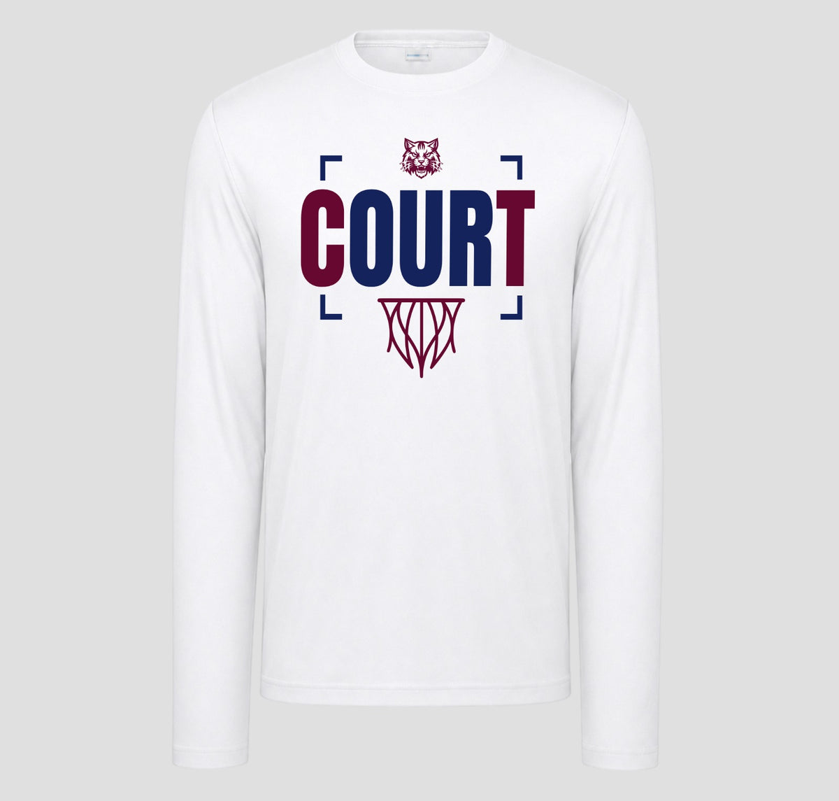 Woodstock Wildcats Basketball Long Sleeve Performance/Shooting Shirt