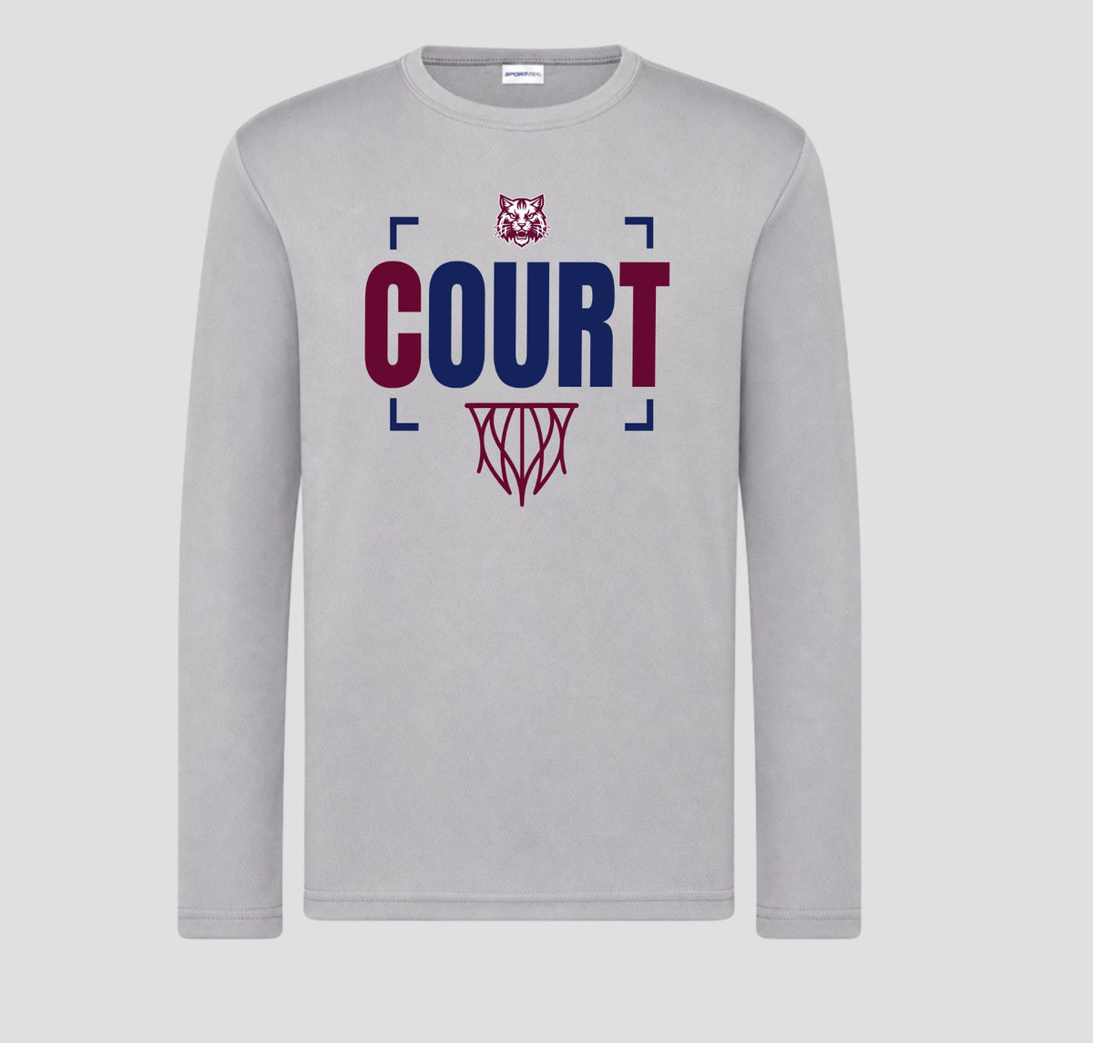 Woodstock Wildcats Basketball Long Sleeve Performance/Shooting Shirt