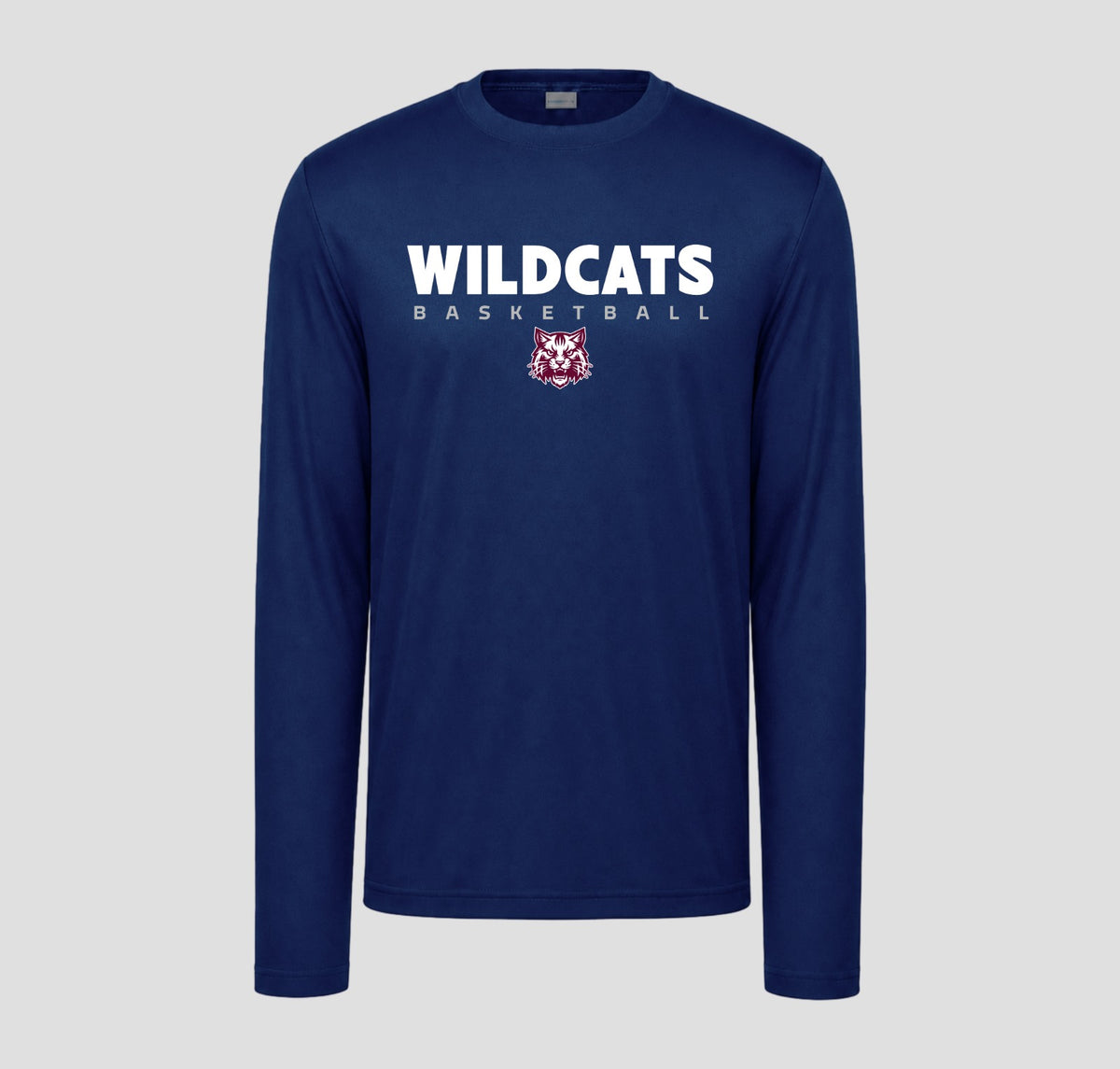 Woodstock Wildcats Basketball Long Sleeve Performance/Shooting Shirt